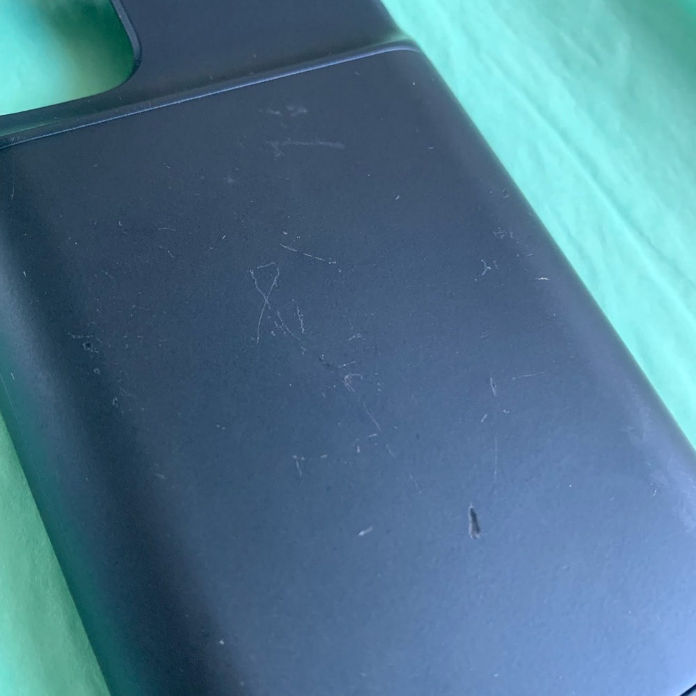 Navy Blue iPhone 8+ Cell Phone CHARGING Case! Used!